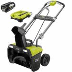 Ryobi 20 in. 40-Volt Brushless Cordless Electric Snow Blower with 5.0 Ah Battery and Charger Included