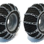 TIRE CHAINS for John Deere 312 317 318 322 332 Tractor Mower Snow Blower 2 Link by The ROP Shop