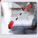 Cordless Snow Shovel, 21V | 12-Inch | 4-Ah Cordless Snow Blower, Foldable Electric Battery Powered Snow Removal Machine, 20ft Throwing Distance, Plows 300lbs/min (2 Battery & Quick Charger Included)